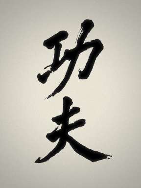 Calligraphie Gōng Fū (功夫)